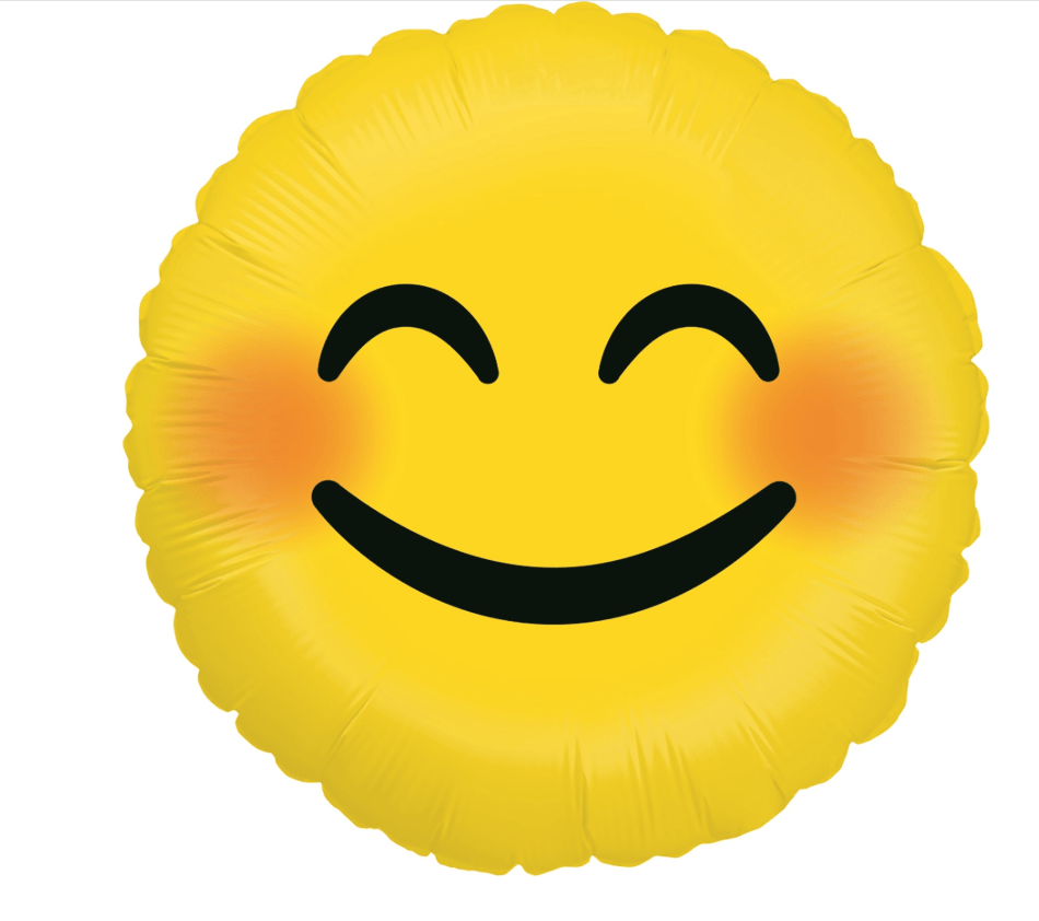 18" Foil Smily Emoji Balloon