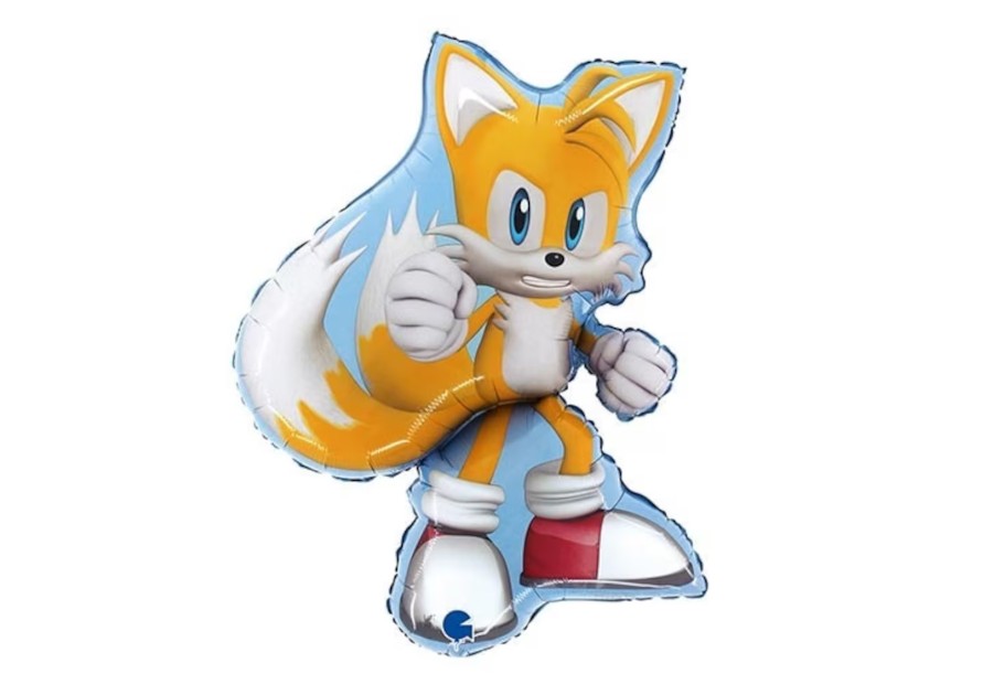 Tails Sonic The Hedgehog Giant Foil Helium Balloon 84cm / 33 in