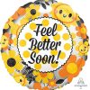 Floral Get Well Soon Foil Balloon