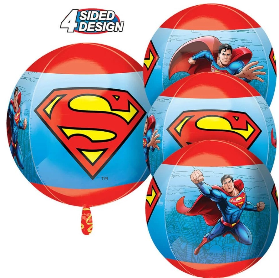 16 inch SUPERMAN 4 Sided Foil Balloon