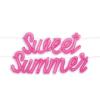 Pink Sweet Summer Balloon Banner Decorations 68cm Banner Kit