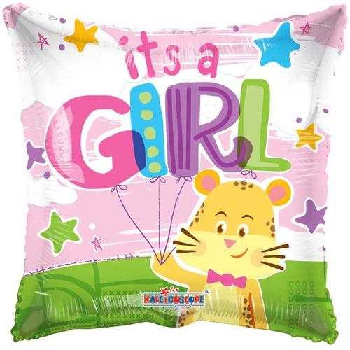 Balloon Foil 18 Inch It’s a Girl Square