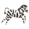 Jumbo 39-Inch Zebra Foil Balloon- Large Walking Safari Animal Mylar Balloon