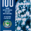 Christmas Cold White String Lights 100 Bulbs 8M - 50cm