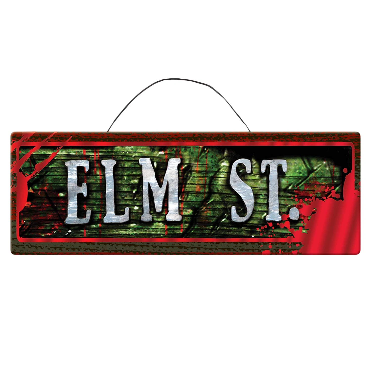 Elm Street Wood Sign