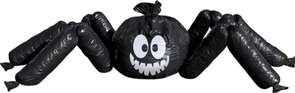 Unique Halloween Jumbo Spider Lawn Bag decorative bag