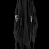 Outdoor Hanging Skull Ghost Halloween Decoration -  Black