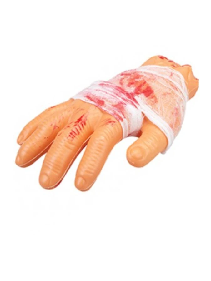 Severed Hand Bloody Bandaged