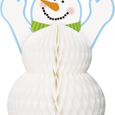 30cm Honeycomb Snowman Christmas Table Decoration