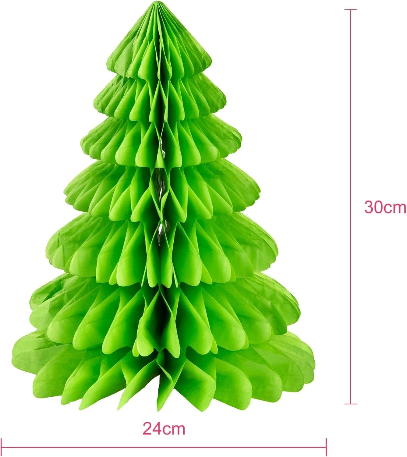 30cm Honeycomb Christmas Tree Table Decoration - Image 2