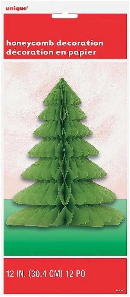 30cm Honeycomb Christmas Tree Table Decoration - Image 4