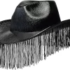 Black Fabulous Cowboy Hat