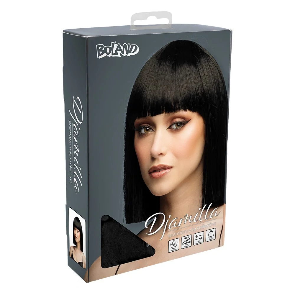 Djamilla Black Bob Wig - Image 4