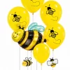 Bee Themed Tabletop Floating Balloon Stand & Party Centerpiece Kit