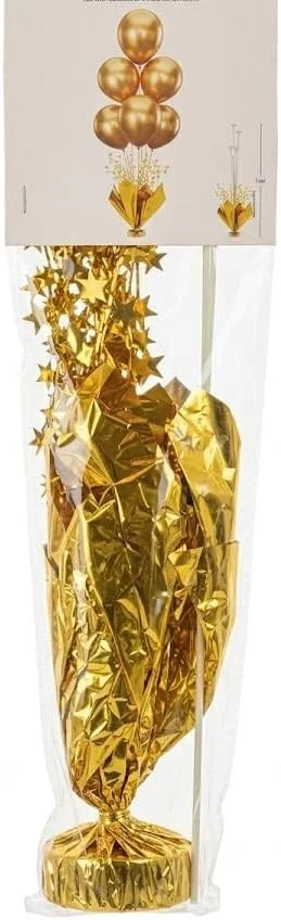 Foil Balloon Weight Table Centerpiece with Star Spray - Image 3