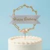 Fairy Butterfly Birthday Cake Topper Celebration Decor