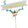 Fairy Butterfly Birthday Cake Topper Celebration Decor