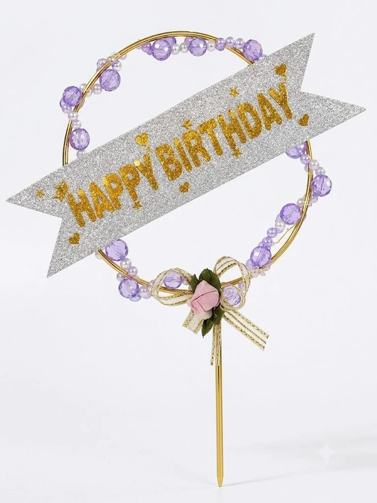 Fairy Butterfly Birthday Cake Topper Celebration Decor