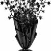 Black & Gold Balloon Table Centerpiece Stand Set