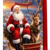 3 x L Christmas Bags with Handle for Gifting - NO.:QZHZD-1027A-1