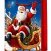 3 x L Christmas Bags with Handle for Gifting - NO.:QZHZD-1027A-4