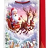 3 x L Christmas Bags with Handle for Gifting - QZGZD-6712A-2