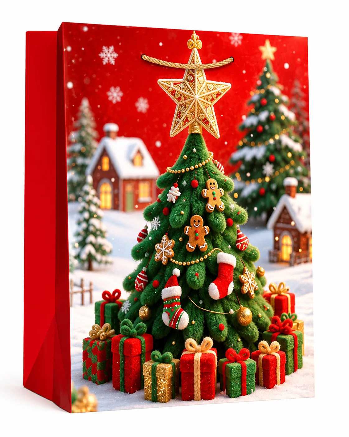 3 x M Christmas Bags with Handle for Gifting - SD-3005M-2