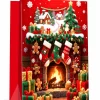 3 x M Christmas Bags with Handle for Gifting - SD-3005M-3