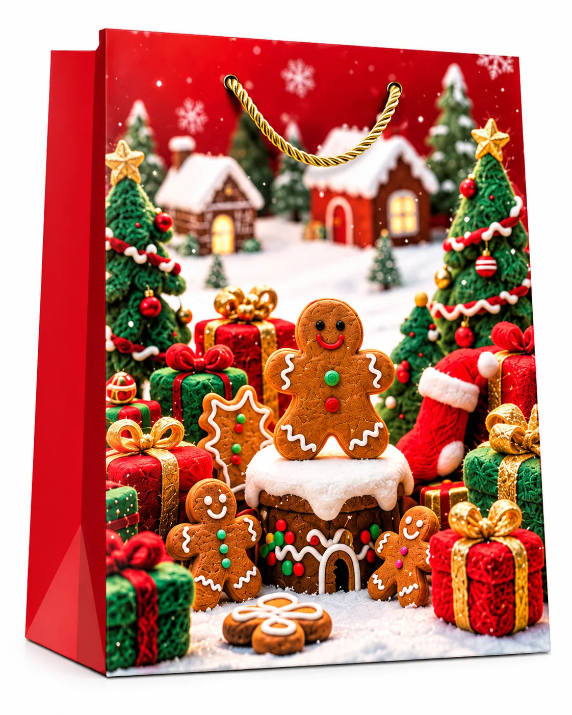 3 x M Christmas Bags with Handle for Gifting - SD-3005M-4