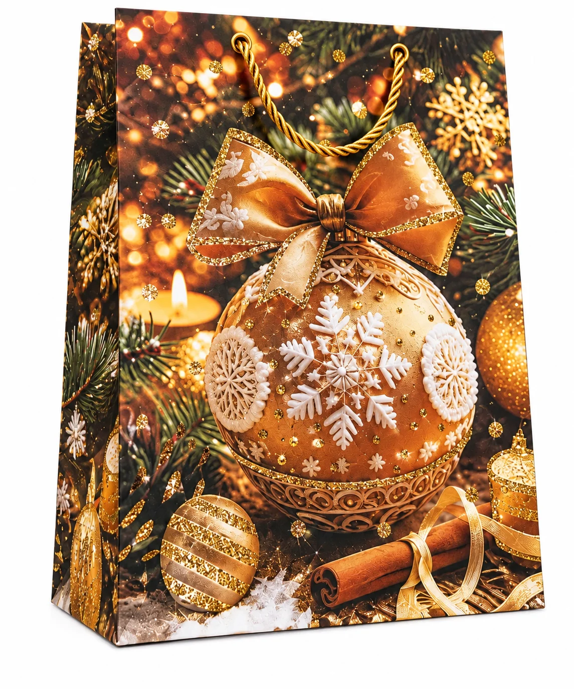 3 x M Christmas Bags with Handle for Gifting - SD-399M-3