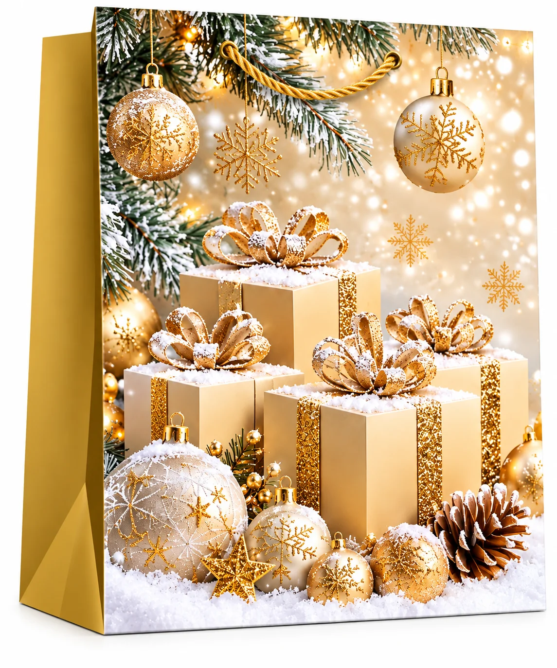 3 x L Christmas Bags with Handle for Gifting – SD-791L-4