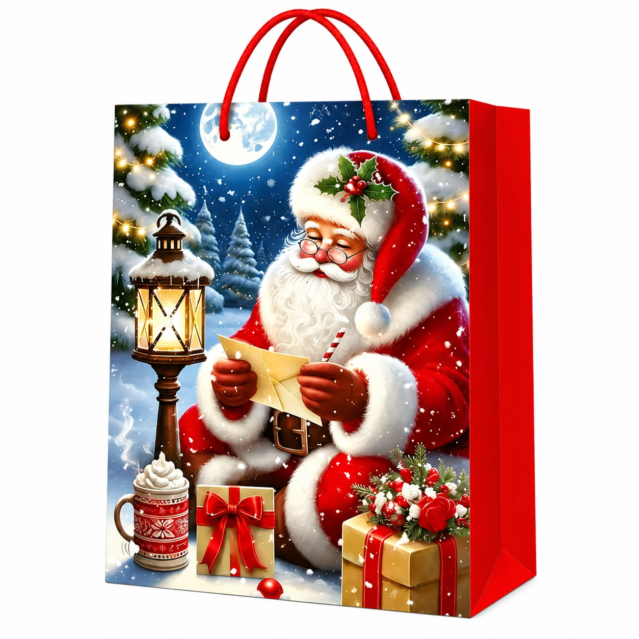 3 x L Christmas Bags with Handle for Gifting – SM539L-1